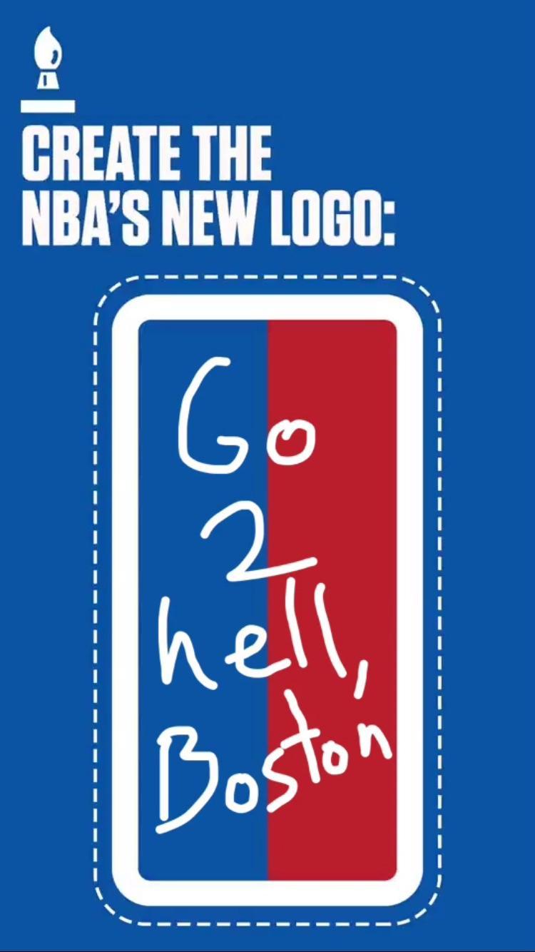 New NBA Logo - Tried my hand at creating a new NBA logo since I heard Jerry West ...
