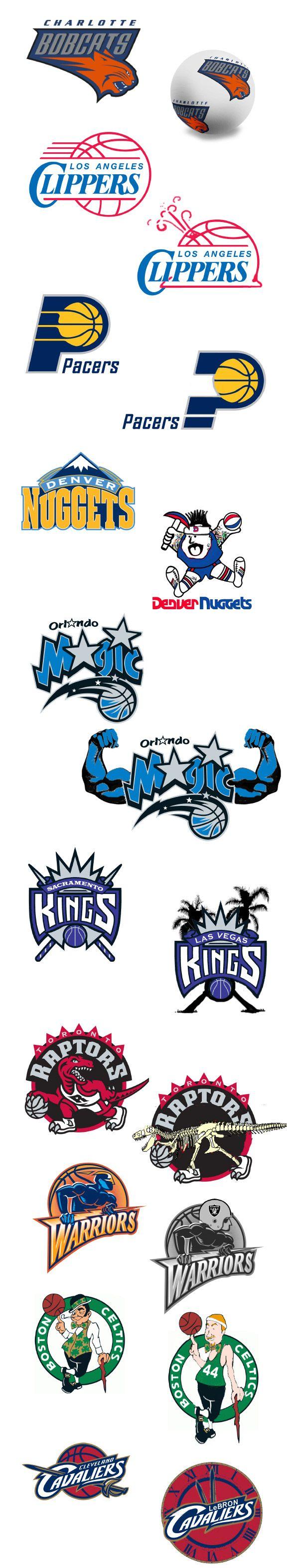 New NBA Logo - unveils new and improved NBA team logos to celebrate the tip