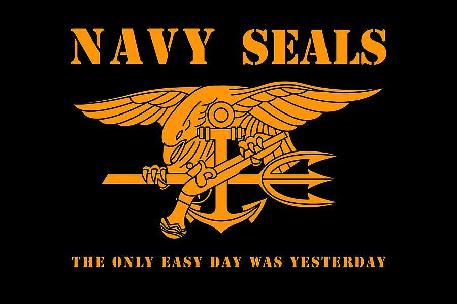 Navy SEAL Logo - Navy Seals Logo And Motto Digital Art by Indrea Lucitawonder