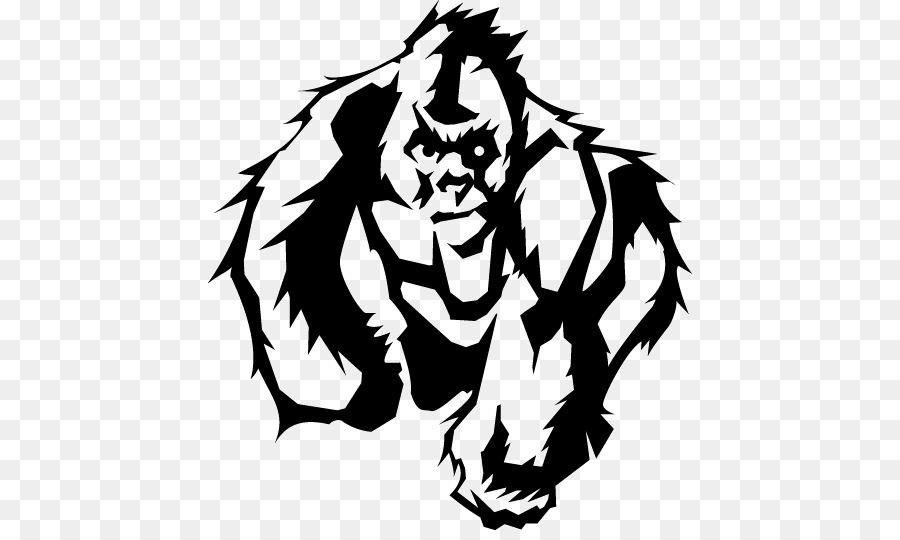 Gorilla Logo - Lemurs Gorilla Logo Art png download