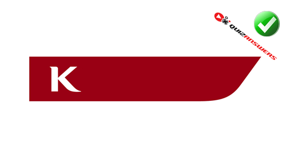 K in Red Rectangle Logo - Red rectangle Logos