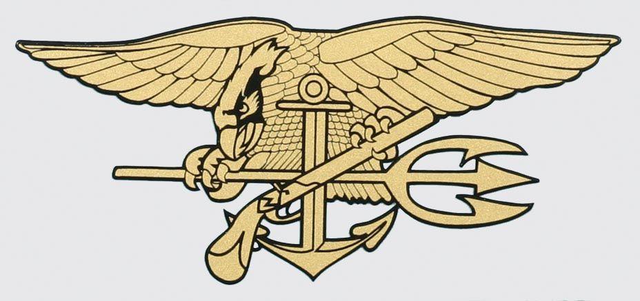 Navy Trident Logo - Navy Decals & Bumper Stickers : Navy Seals Trident Logo Decal