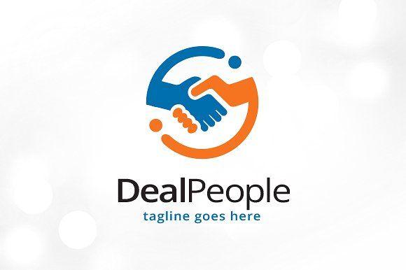 Deal Logo - Deal People Logo Template Logo Templates Creative Market