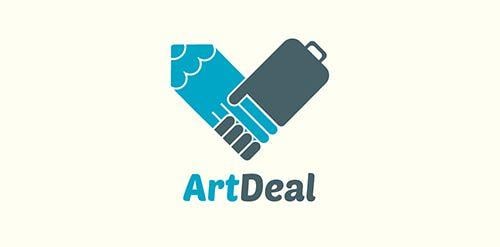 Deal Logo - Art Deal | LogoMoose - Logo Inspiration