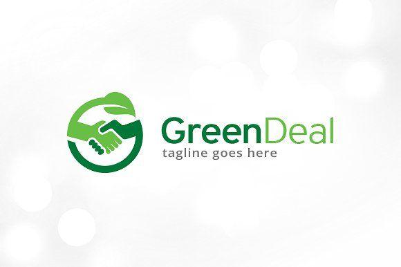Deal Logo - Green Deal Logo Template ~ Logo Templates ~ Creative Market
