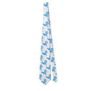 Blue Rooster in Triangle Logo - Blue Rooster Ties | Zazzle