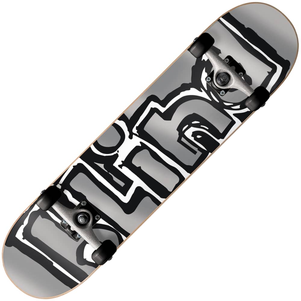 Blind Skateboard Logo - Blind Skateboards Matte OG Logo Siver Mini Complete Skateboard 7.25 ...