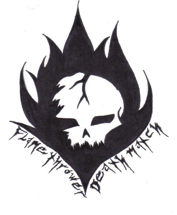 Flamethrower Logo - Flamethrower Deathmatch logo
