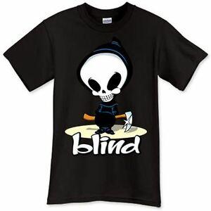 Blind Skateboard Logo - New Blind Skateboard Logo Extreme Sport Black T-Shirt TShirt Tee ...