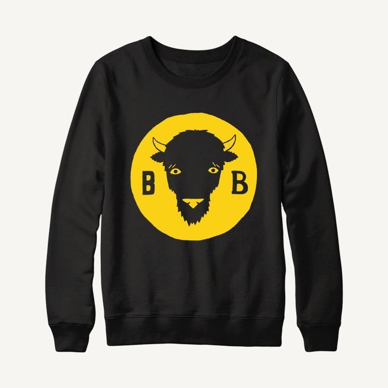 Bison Head Logo - Bison Beer Head Logo Sweatshirt
