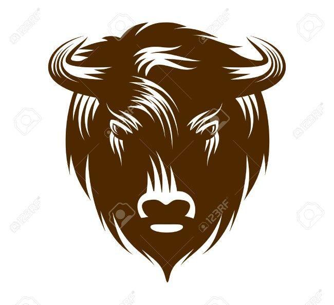 Bison Head Logo - Bison head | Decals | Pinterest | Buffalo, Bison and Logo images