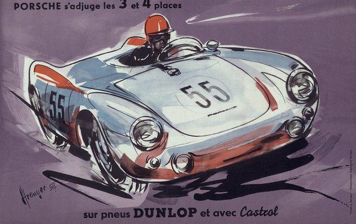 Old Porsche Logo - Four-Links – Porsche posters, Cunningham history, Ja | Hemmings Daily