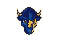 Bison Head Logo - 26 Best Bison-Buffaloes Logos images in 2019 | Buffalo logo, Bison ...