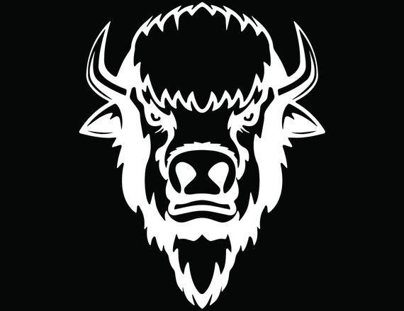 Bison Head Logo - Buffalo 3 Bison Head Wild Animal Wildlife Mascot Company Logo