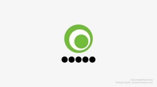 Green and White Circle Logo - Unevolved Brands