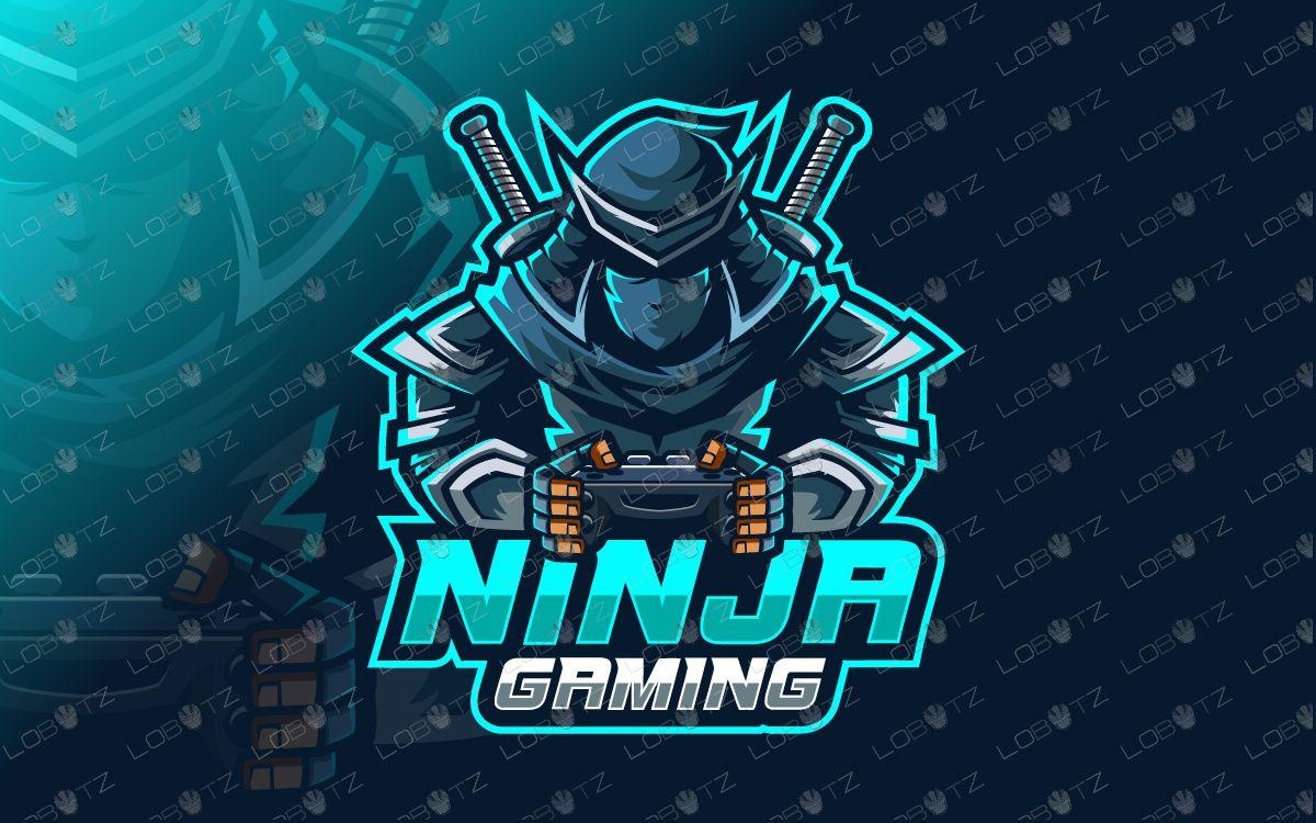 Blue Gaming Logo - Gamer Ninja Mascot Logo Gamer Ninja eSports Logo Gaming Logo - Lobotz