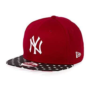 Stripe Red N Logo - New York NY Yankees Red / Navy / White Star n Stripes New Era 9Fifty