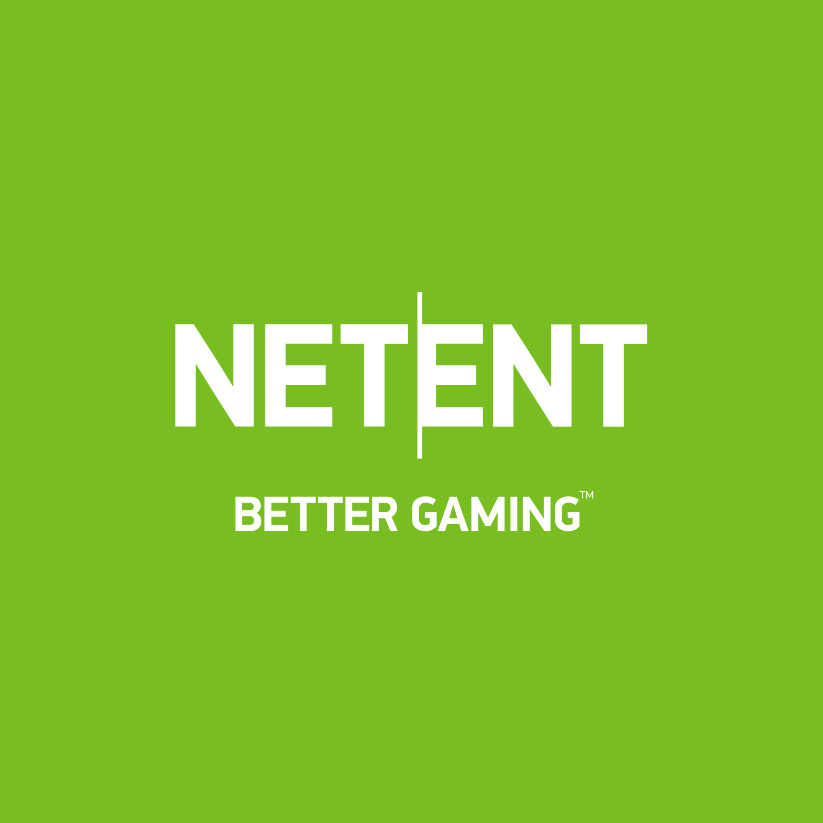 Green and White Brand Logo - NetEnt