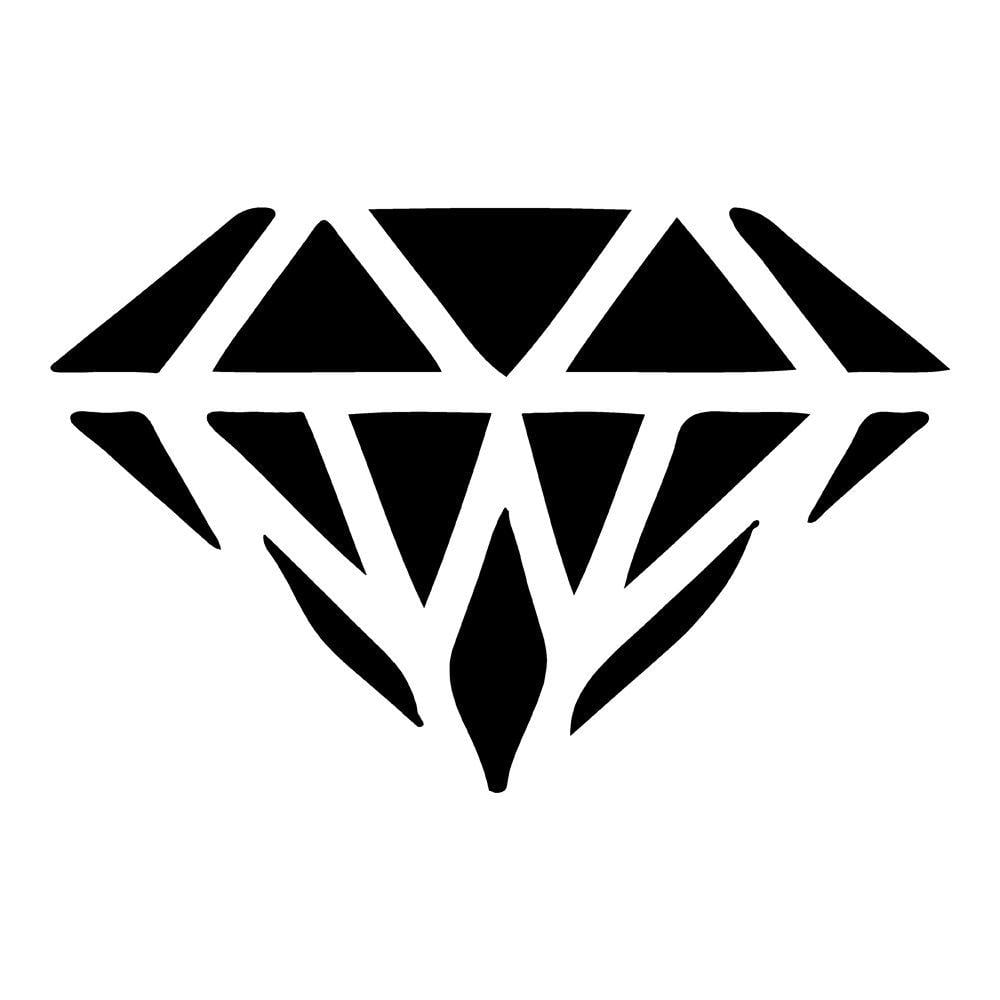 Cool Diamond Logo - Diamond Sticker | Car Stickers | Jewelry Stickers | Wall Decals