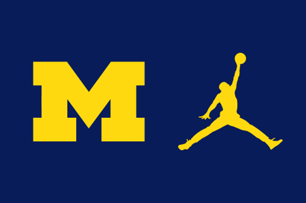 Blue Jumpman Logo - The Jumpman Logo Will Be On Michigan's New Football Uniforms - Air ...