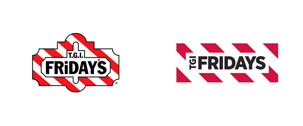 Tgifriday's Logo - Brand New: New Logo and Restaurant Design for TGI Fridays