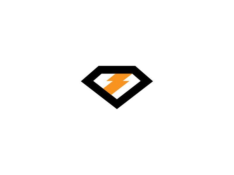 Cool Lightning Logo - Lightning Diamond Logo by Sebastian | Dribbble | Dribbble