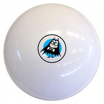 White and Blue Dot Logo - Big 36 Blue Dot Logo Inflatable White Beach Ball. The aquabats merch