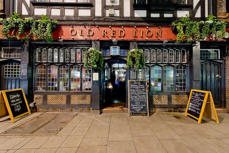 Red Lion London Logo - The Old Red Lion