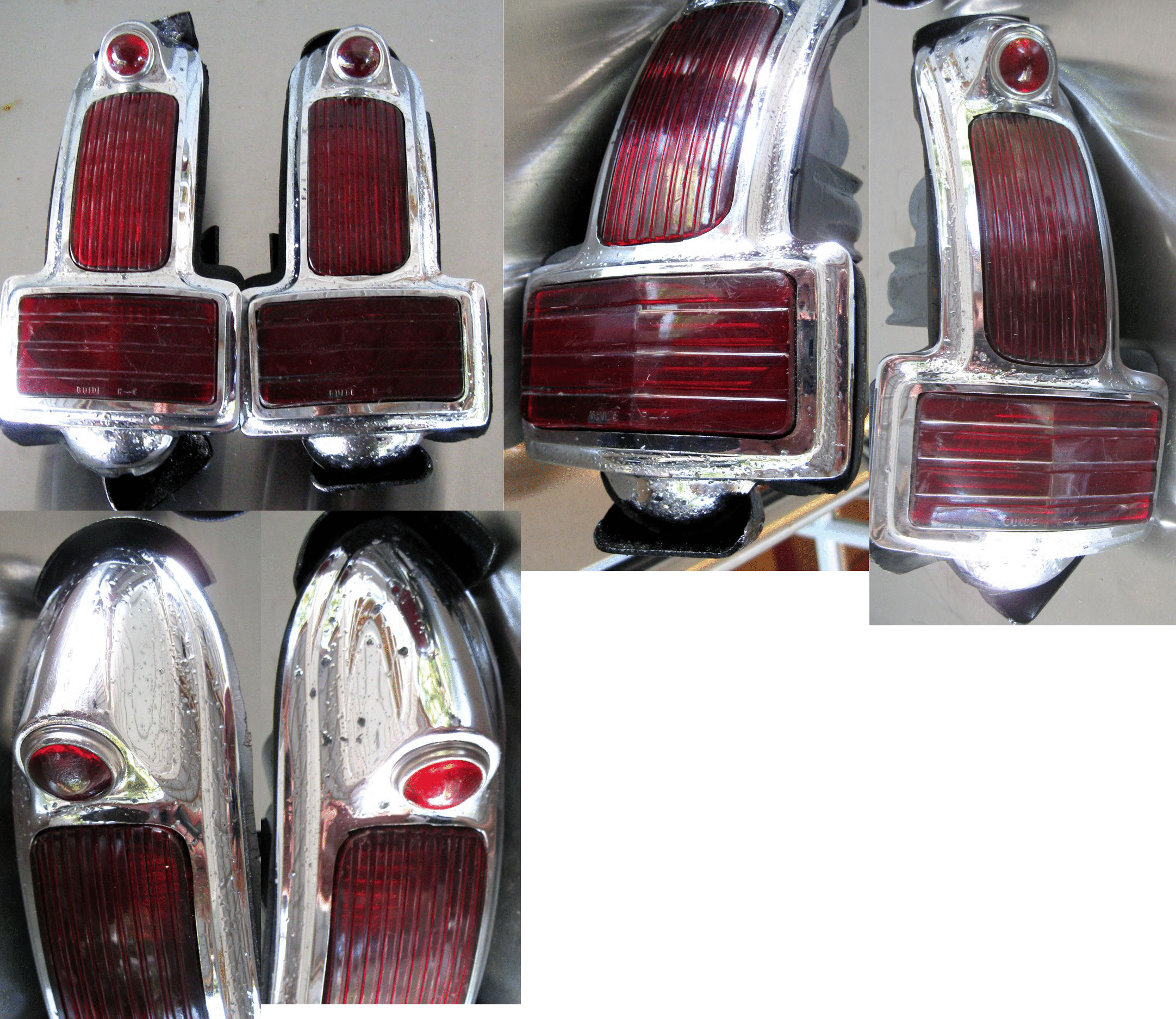 Old Buick Tail Lights Logo - 1929 1950 BUICK