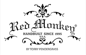 Red Monkey Logo - Hand Made Leather Accessories USA | Belts, Guitar Straps, Watchbands