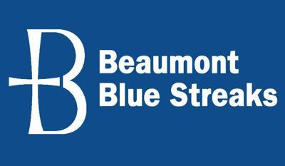 Blue Beaumont Logo - Beaumont vs. Harvey girls soccer: Stover's late match-winner sends ...