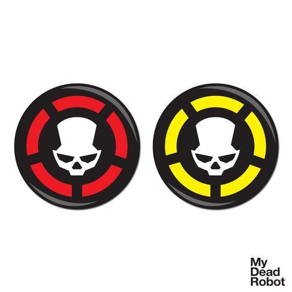 The Division MANHUNT Logo - Gone Rogue / Manhunt 25mm Badges inspired by The Division 2 x
