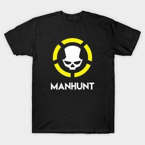 The Division MANHUNT Logo - The Division Black Tees TShirt Clothing