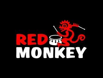 Red Monkey Logo - Red Monkey logo design