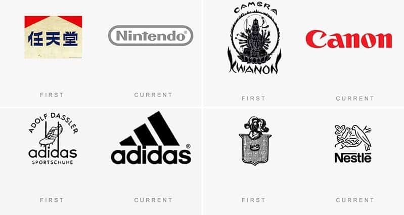 Old Logo - 15 Interesting Old Vs New Images Showing Famous Logos - Part 1