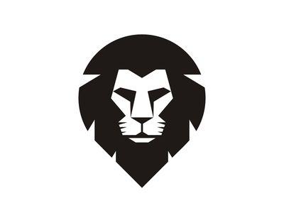 Lion Face Logo - Lion Head Logo | Logotek | Logos, Lion head logo, Lion logo