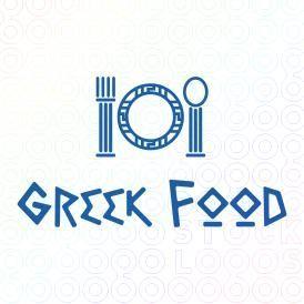 Greek Restaurant Logo - Food Logo Designs in a greek style for greek restaurants and greek