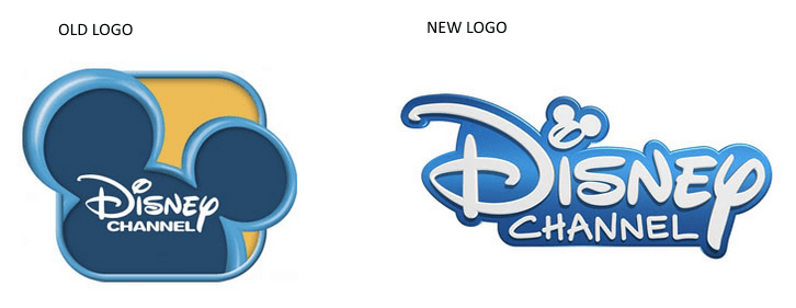 Old and New Logo - How to Extend an Iconic Logo Disney Way