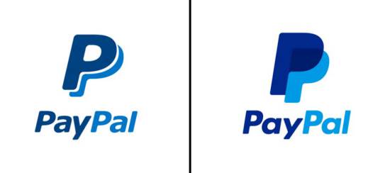 Old vs New Logo - PayPal Old vs New Logo | Blade Brand Edge