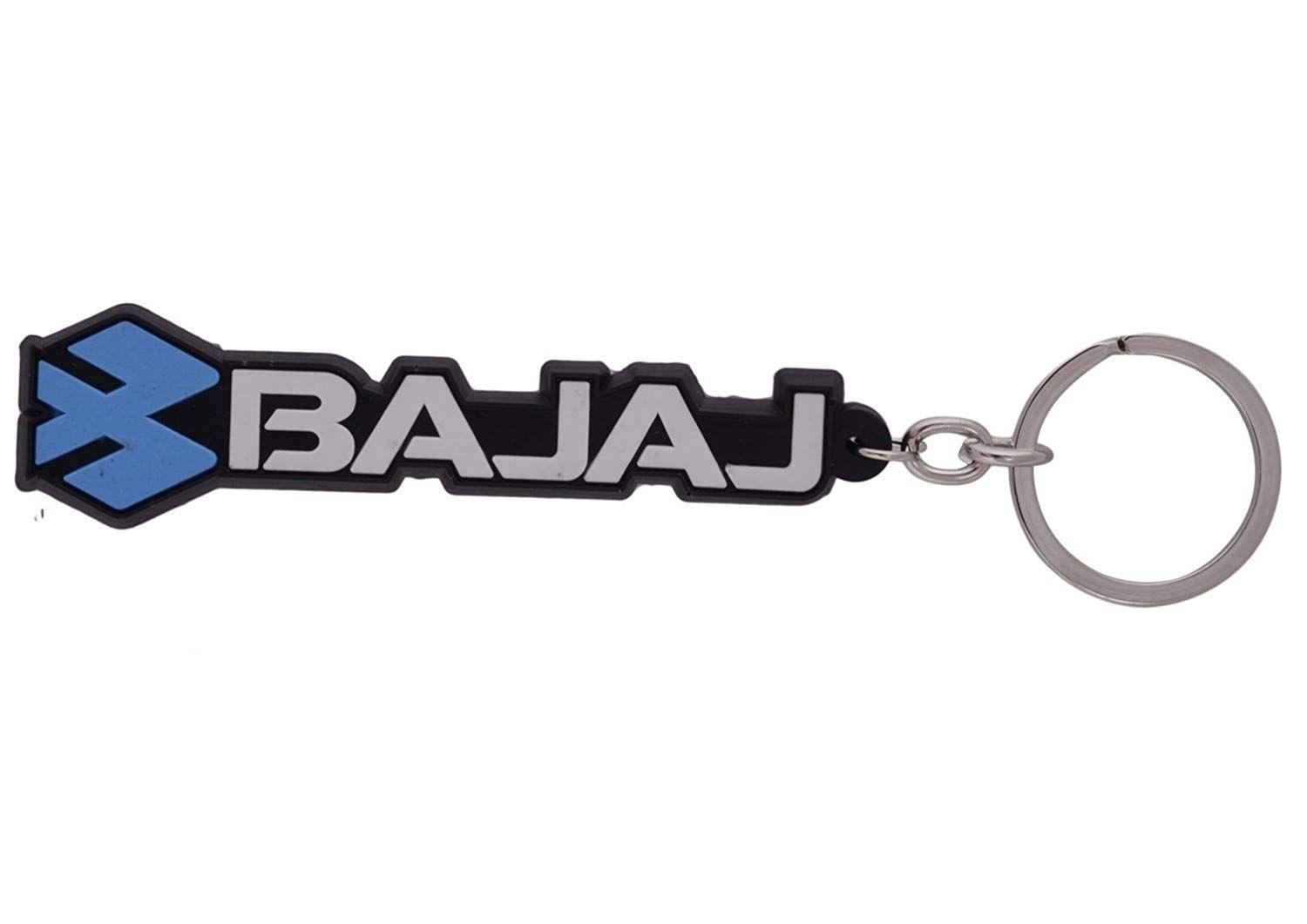 Bajaj Logo - GCT Bajaj Logo Rubber Keychain | Keyring | Key Ring | Key Chain for ...