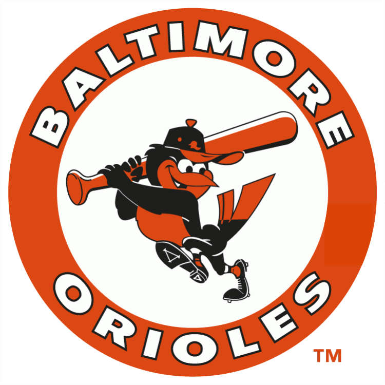 Baltimore Orioles Bird Logo - Baltimore Orioles Primary Logo - American League (AL) - Chris ...