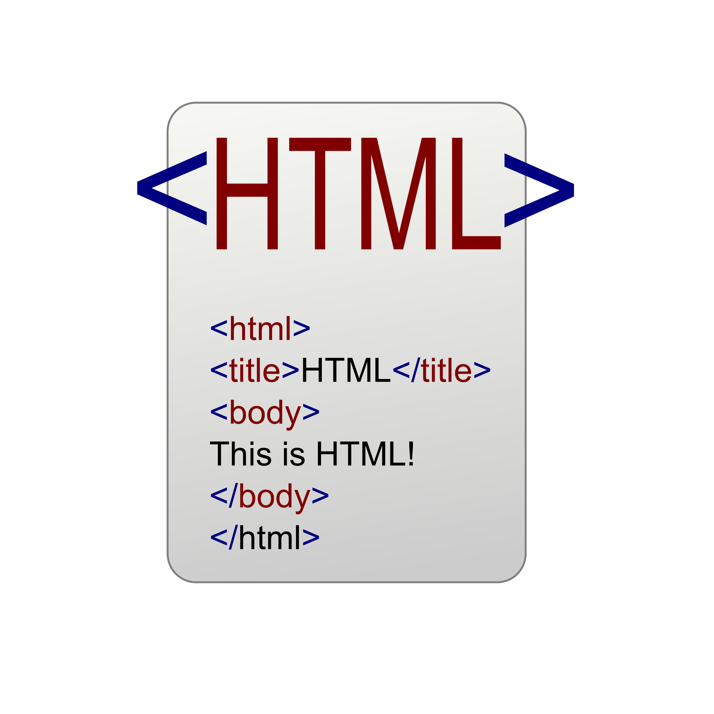 HTML Logo - Clipart