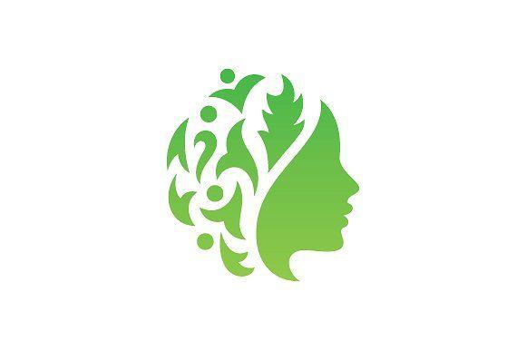 Green Beauty Logo - Beauty Care Logo Logo Templates Creative Market