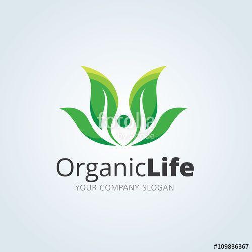 Green Beauty Logo - Organic Logo,Beauty logo,green logo,food logo,vector logo template ...