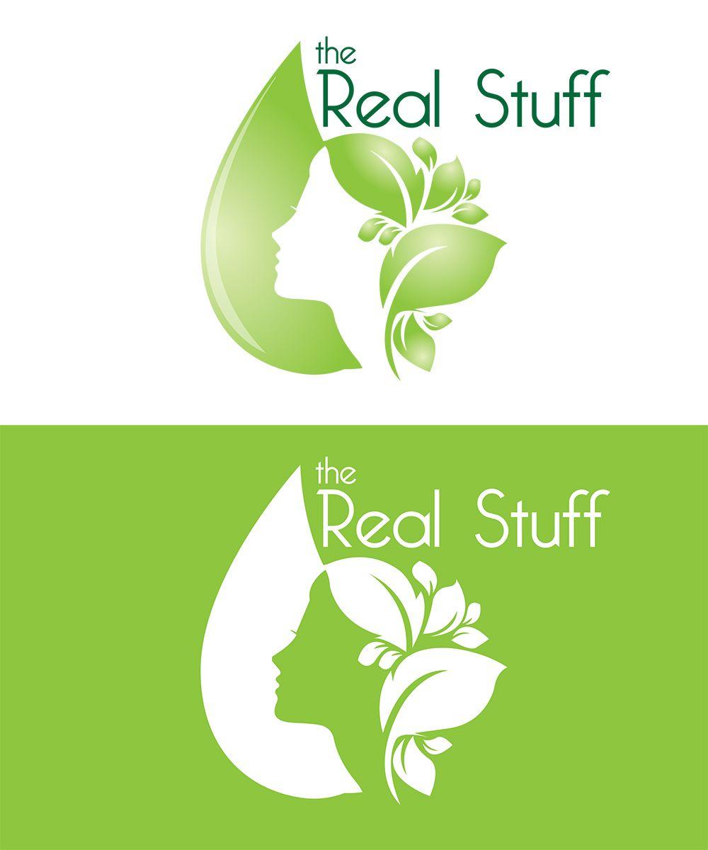 Green Beauty Logo - Modern, Upmarket, It Company Logo Design for Real Stuff