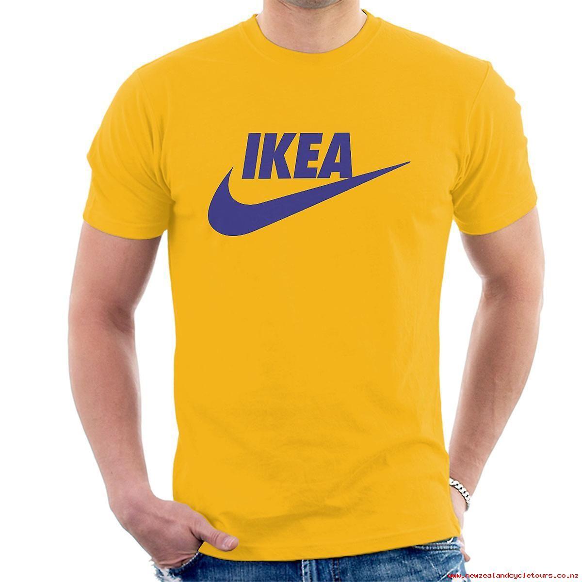 IKEA Yellow Logo - Ikea Nike Blue Logo Mens T Shirt 328