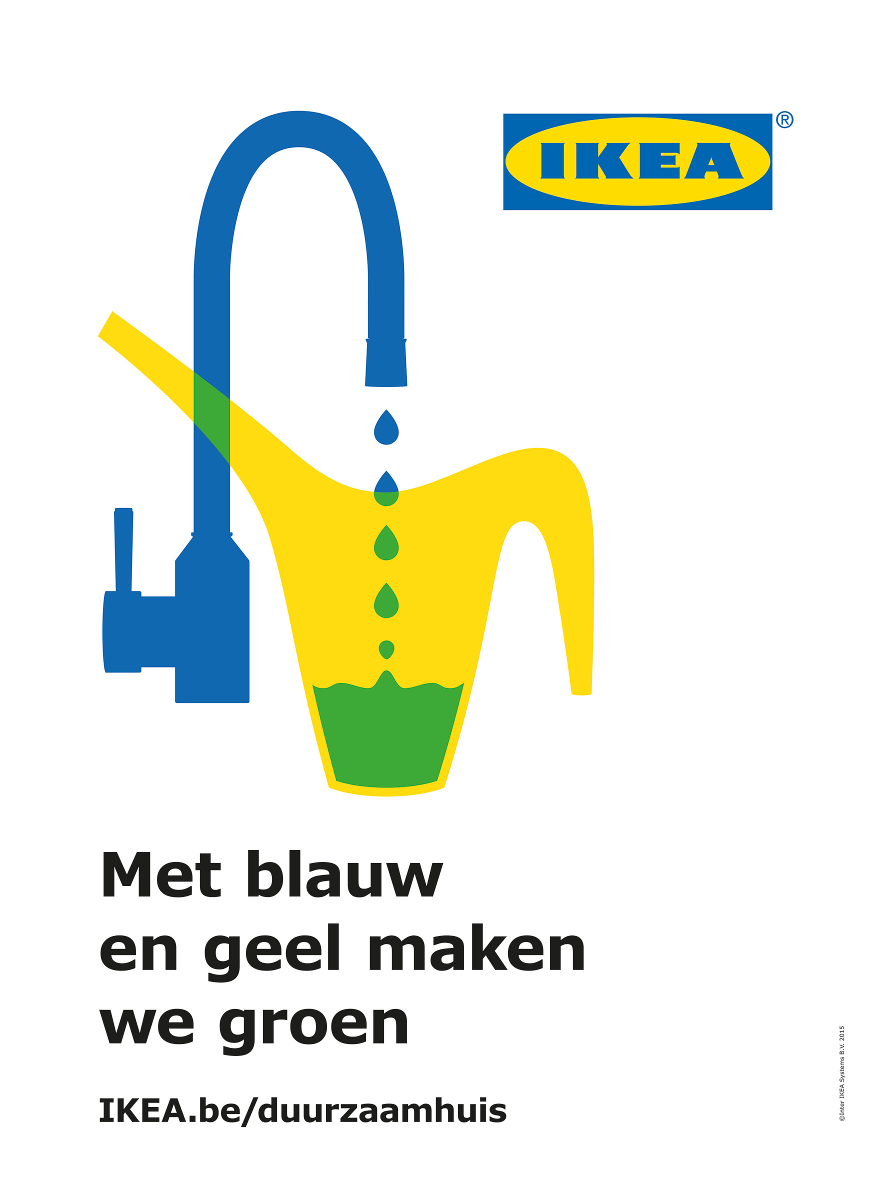 IKEA Yellow Logo - DDB. work blue and yellow