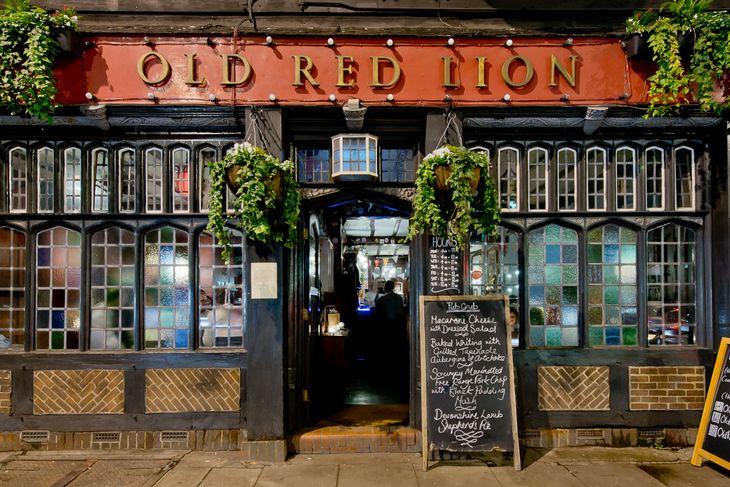 Red Lion London Logo - Cosy Pubs With An Open Fireplace In London