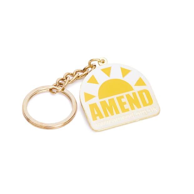 Yellow Ring Logo - Logo key ring - AMEND