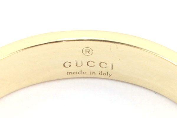 Yellow Ring Logo - auc-yume: Entering Gucci ring icon ring 073229 YG yellow clearcole ...